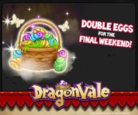 Double Epic Egg Final Weekend Facebook Notification