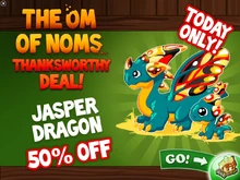 Jasper Dragon Limited Sale In-Game Notification