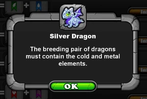 Silver Dragon Breeding Hint
