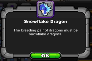 Fourth Snowflake Dragon Breeding Hint