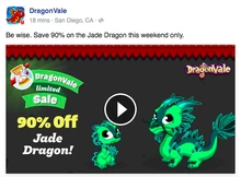 Jade Dragon Limited Sale Facebook Message 2016