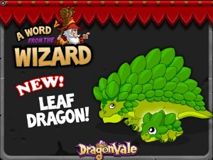 Leaf Dragon In-Game Notification 2014