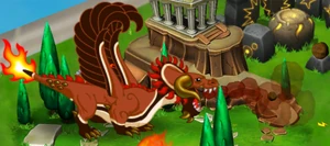 Bronze Olympus Dragon Elemental Breath