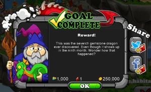 Sapphire Dragon Goal