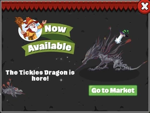 Tickles Dragon In-Game Notification