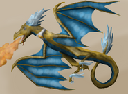 My gemsona in dragon form (I am SU trash)