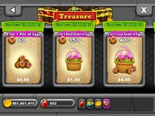 Magic Egg Discount in Treasure section of Market (US Dollar)