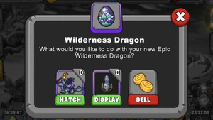 Wilderness Dragon Hatch Menu