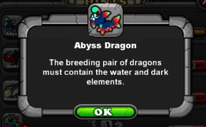 Abyss Dragon Breeding Hint