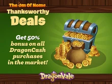 Bonus Dragoncash Facebook Notification