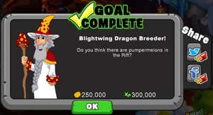 Blightwing Dragon Goal