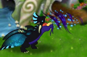 Dark Rift Dragon Elemental Breath