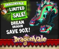 Dream Dragon Limited Sale Facebook Notification 2014