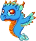 Baby Turquoise Dragon