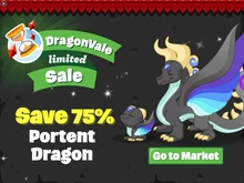Portent Dragon Limited Sale In-Game Notification