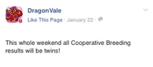 Weekend of Twins Facebook Message 2016