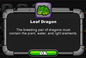 Leaf Dragon Breeding Hint