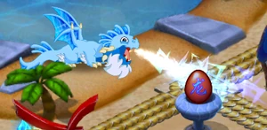 Icy Torrent Dragon Elemental Breath