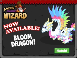 Bloom Dragon In-Game Notification 2016