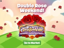 Double Rose Weekend In-Game Notification