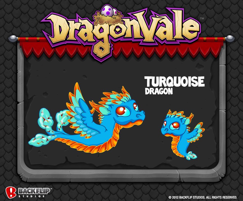 Turquoise Dragon | DragonVale Wiki | Fandom.