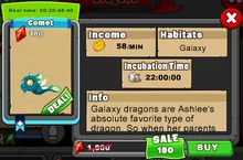 Comet Dragon Market Deal