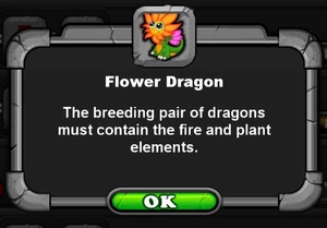 Flower Dragon Breeding Hint