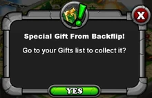 Pop-Up Message upon Game Loading