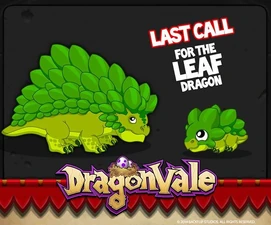 Leaf Dragon Facebook Notification: Last Call 2014