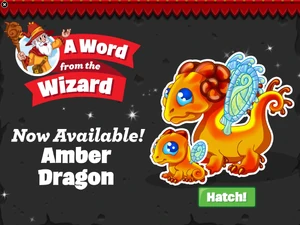 Amber Dragon In-Game Notification 2017