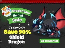 Shield Dragon Limited Sale In-Game Notification