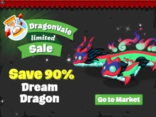 Dream Dragon Limited Sale In-Game Notification