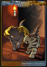 Card hyena goldenhorn