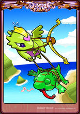 Card cupid-chameleon