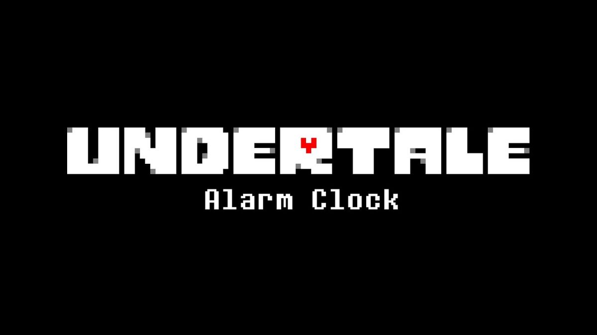 Good Night Undertale Alarm Clock DrakaBlooder Wiki Fandom