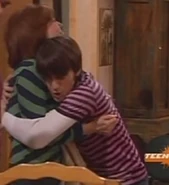 Drake hugs Audrey