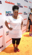 Yvette Nicole Brown at Nickelodeon iParty with Victorious event