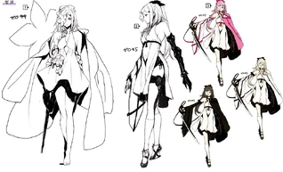 Zero's attire concept art