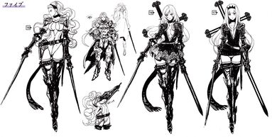 Concept art of Five