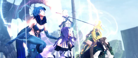 Screenshot of Intoner Sisters protecting One.