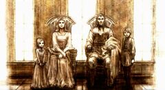 The royal family of Caerleon.