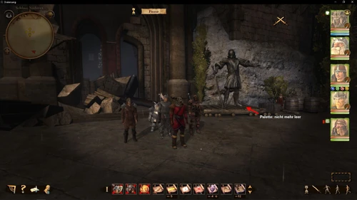 Answinstatue vorhanden