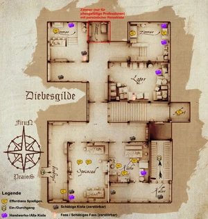 Diebesgilde Erdgeschoss