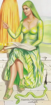  Hesinde- Geweihte - - Zeichnung von Ina Kramer 1995 