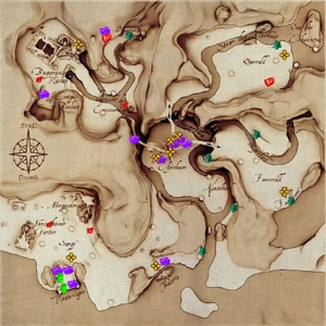 Karte des Elfenwaldes