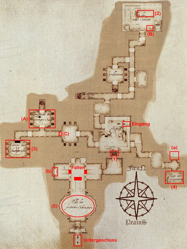 Obergeschoss mit Besonderheiten