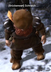 Brückenwart schlafend