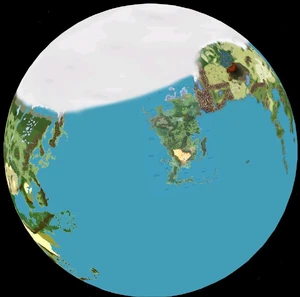 Inoffizielle Darstellung der Derekugel des DereGlobus-Projekts