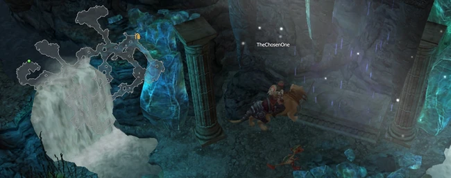 Hidden sarcophagus