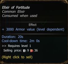 Elixir of Fortitude (common)